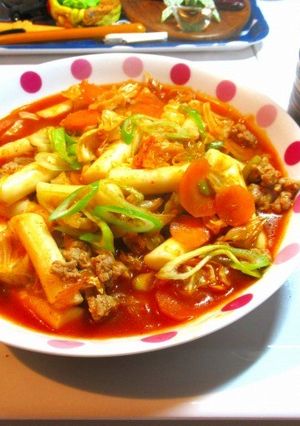 初トッポギ。定番の甘辛煮＋日本人の発想-レシピのメイン写真