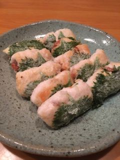 鶏ささみの梅大葉巻-レシピのメイン写真
