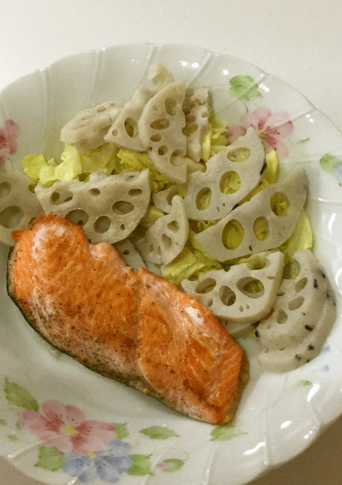 鮭とキャベツと蓮根のおかず-レシピのメイン写真