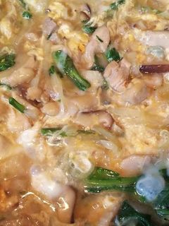 春菊と鶏もも肉の玉子とじ-レシピのメイン写真