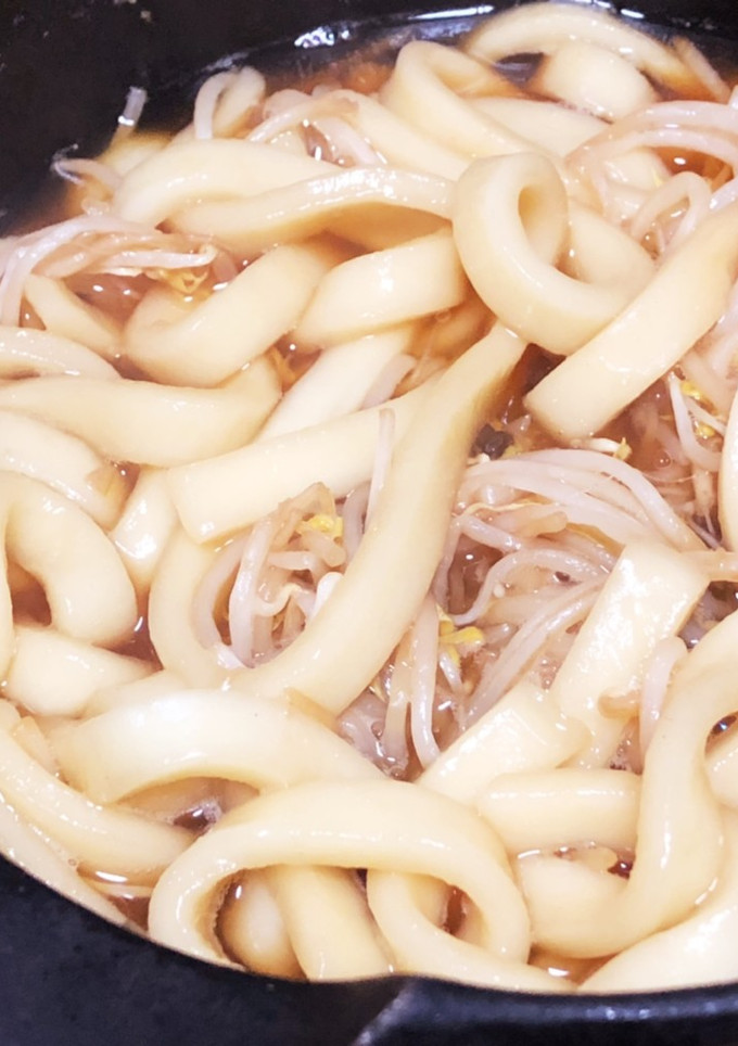 もやしとうどんだけ！ものぐさ煮込みうどん-レシピのメイン写真