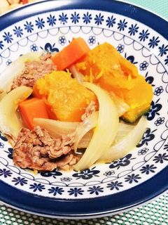 肉かぼちゃカレー風味-レシピのメイン写真
