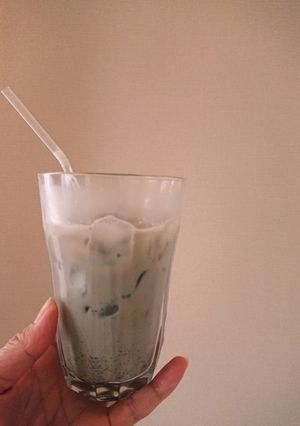 ほうじ茶のアイスラテ-レシピのメイン写真