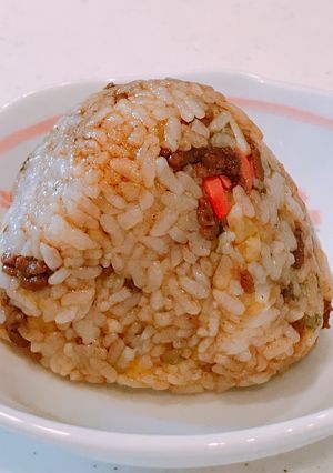 レンジで簡単！焼きそば味のおにぎり-レシピのメイン写真