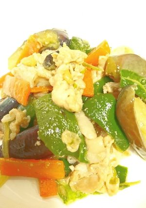 豚肉と茄子とピーマンの醤油麹炒め-レシピのメイン写真