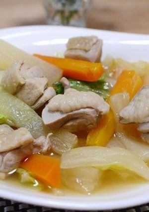 鶏肉と白菜と大根煮-レシピのメイン写真