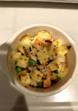 照り焼きチキンリメイク☆チーズ焼き-レシピのメイン写真