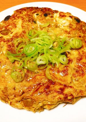 たっぷりザーサイの中華風オープンオムレツ-レシピのメイン写真