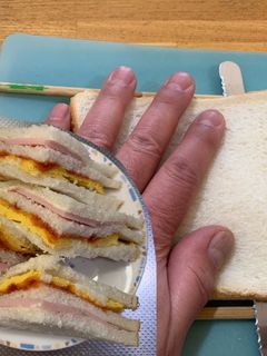 食パンを簡単にスライスする方法-レシピのメイン写真