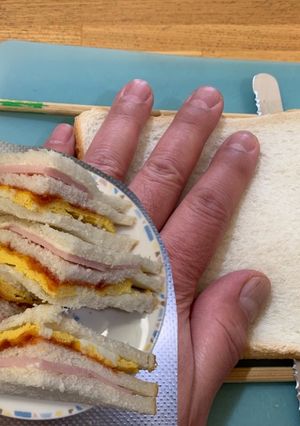 食パンを簡単にスライスする方法-レシピのメイン写真