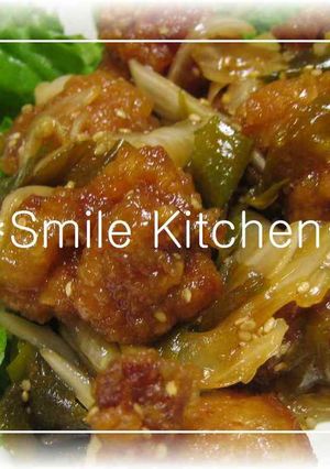 ✿鶏肉と新たまねぎのごま味噌南蛮✿-レシピのメイン写真