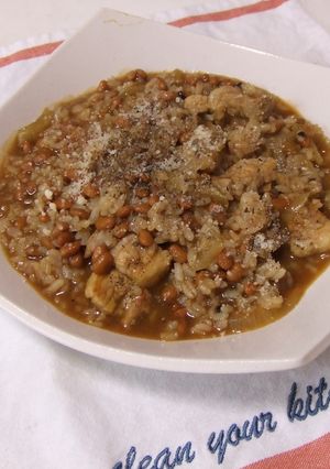もうできた♪納豆カレーリゾット-レシピのメイン写真