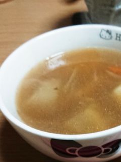 冷蔵庫整理!ちくわ入りけんちん汁-レシピのメイン写真