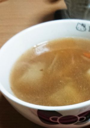 冷蔵庫整理！ちくわ入りけんちん汁-レシピのメイン写真