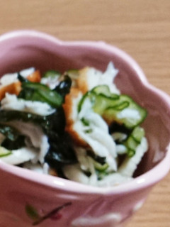 ちくわとじゃこの酢の物-レシピのメイン写真