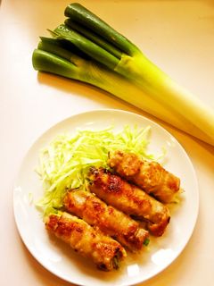 ☺️簡単和食♪みそ味の長ねぎ豚肉巻き☺️-レシピのメイン写真