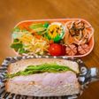 サラダチキンのサンドイッチ弁当