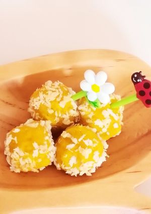 ⚫離乳食後期⚫チーズカボチャコロッケ-レシピのメイン写真