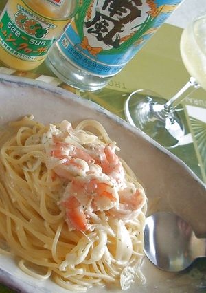 チーズたっぷり♪春のクリームパスタ-レシピのメイン写真