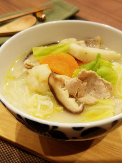 豆乳しらたきチャンポン-レシピのメイン写真