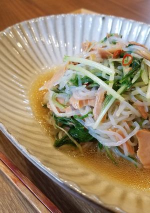 レトルトパックで超時短しらたきツナパスタ-レシピのメイン写真