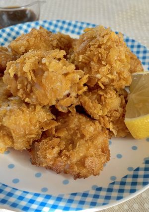 鶏肉のコーンフレーク揚げ【柏市学校給食】-レシピのメイン写真