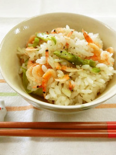 アスパラの桜えびご飯-レシピのメイン写真