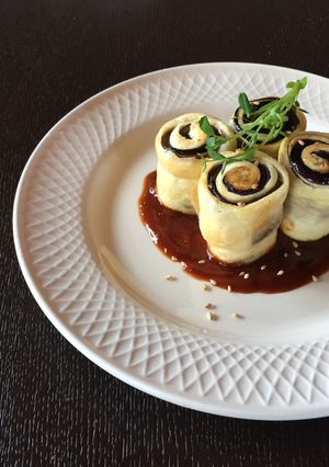 豚ひき肉とナスの油揚げ巻き-レシピのメイン写真