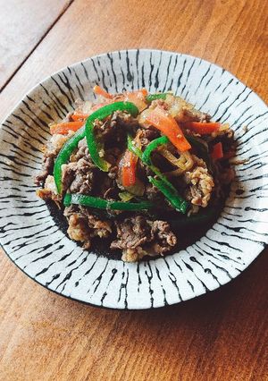 ごはんがススム❤️牛肉のスタミナ炒め♪-レシピのメイン写真