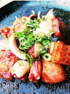 簡単!タコのガーリック焼き-レシピのメイン写真