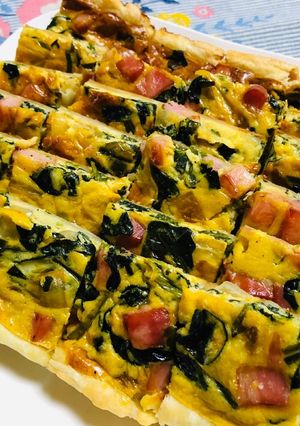 天板製のドデカキッシュ-レシピのメイン写真