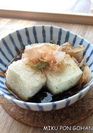 もずく入り揚げだし豆腐-レシピのメイン写真