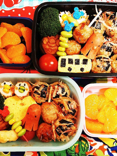 幼稚園(年中)双子のお弁当35-レシピのメイン写真