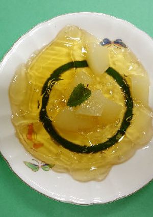 ももとリンゴのクラッシュゼリー＠つくば市-レシピのメイン写真