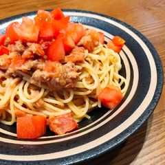 簡単ランチ☆トマトとツナのパスタ-レシピのメイン写真