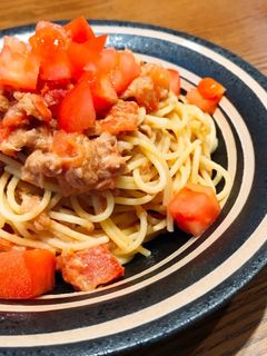 簡単ランチ☆トマトとツナのパスタ-レシピのメイン写真