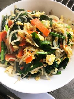 冷蔵庫にある野菜と卵炒め-レシピのメイン写真