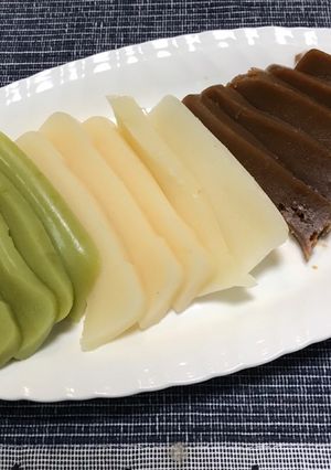 レンチン♪3色ういろう-レシピのメイン写真