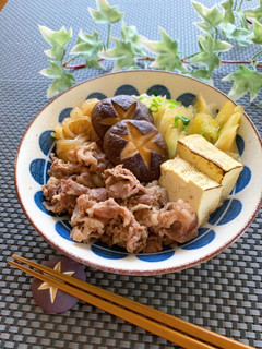 市販のたれで時短・簡単！牛すき煮-レシピのメイン写真