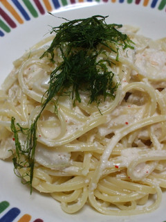 たけのこと明太子のクリームパスタ-レシピのメイン写真