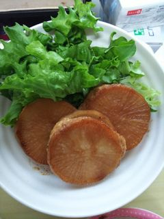 大根のひき肉はさみ焼き-レシピのメイン写真