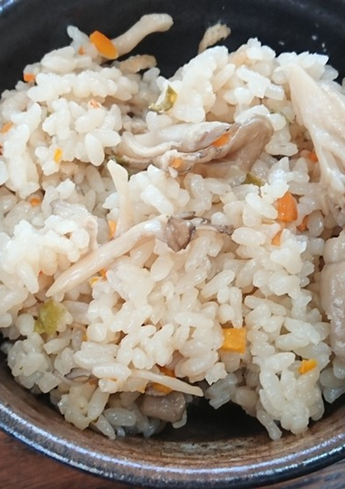 舞茸の彩り炊き込みご飯-レシピのメイン写真