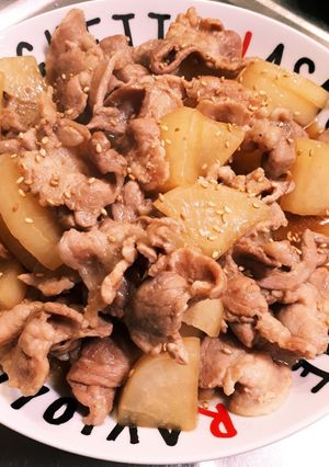 初心者でも簡単☆豚肉と大根の煮物-レシピのメイン写真