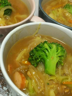 残ったカレーでカレースープ-レシピのメイン写真