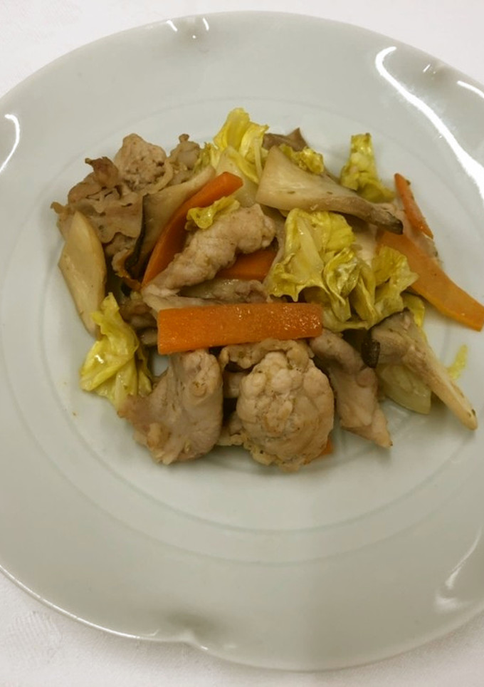 豚肉の柚子こしょう炒め-レシピのメイン写真