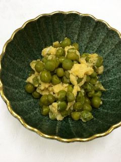 グリーンピースの卵とじ-レシピのメイン写真