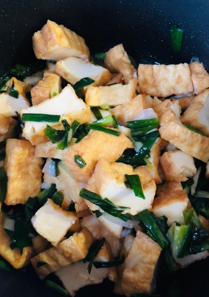 絹厚揚げの香味炒め-レシピのメイン写真