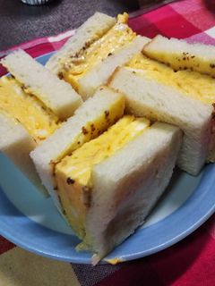 厚焼きたまごサンド-レシピのメイン写真