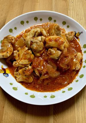 簡単★鶏肉のトマト煮-レシピのメイン写真