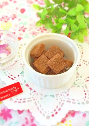 牛乳と板チョコ1枚で☆基本の生チョコ♬-レシピのメイン写真